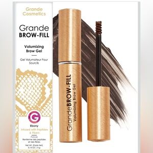 NWT Grande Cosmetics Volumizing Brow Gel Ebony